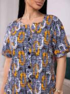 Халат мод.2066/1 - фото 4