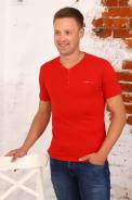 Футболка 5937 красный - фото