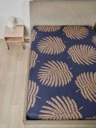 Простыня бязь на резинке - Листья папоротника - фото 2