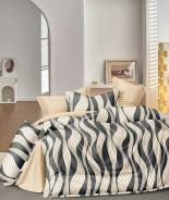 Постельное белье сатин люкс - Веер - фото