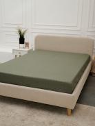 Простыня Микрофибра Страйп - Хаки - фото 3