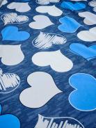 Простыня поплин - РОМАНТИКА (синий) - фото 4