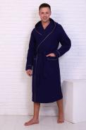 Халат домашний Чемпион ВЧ-242 синий Халат домашний Чемпион ВЧ-242 синий - фото
