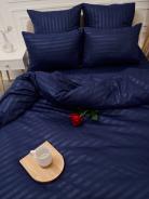 Пододеяльник Микрофибра Страйп - Синий - фото