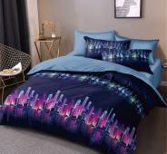 Постельное белье поплин эксклюзив на молнии - Найт - фото