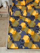 Простыня Бязь - Золотые шестигранники - фото 2