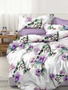 Постельное белье поплин эксклюзив на молнии - Яблоневый цвет - фото