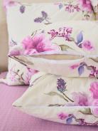 Постельное белье зима-лето из поплина с простыней на резинке - Джина - фото 5