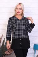 Туника 31572 черный - фото