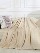 Плед Велсофт - Магнолия, цвет бежевый Плед Велсофт - Магнолия, цвет бежевый - фото