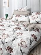 Постельное белье поплин эксклюзив на молнии - Асти - фото