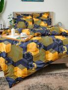 КПБ бязь Премиум - Золотые шестигранники - фото 4