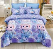 Постельное белье детское поплин на молнии - Плюшевый друг - фото