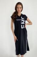 Платье 8087 черный - фото