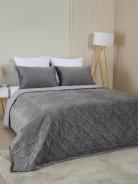 Набор покрывало и чехлы на подушку - Кристалл, цвет графит - фото 2