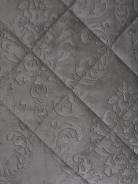 Набор покрывало и чехлы на подушку - Кристалл, цвет графит - фото 3