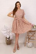 Платье 20617 бежевый Платье 20617 бежевый - фото