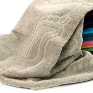 Полотенце махровое - Ножки, цвет бежевый - фото