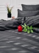 Пододеяльник Микрофибра Страйп - Серый - фото 3