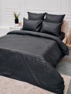 Пододеяльник Микрофибра Страйп - Серый - фото 4