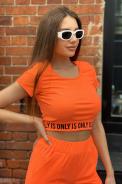 Футболка 8109 оранжевый - фото