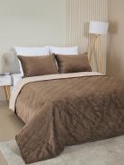 Набор покрывало и чехлы на подушку - Кристалл, цвет коричневый - фото 2