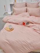 Пододеяльник Микрофибра Страйп - Пудра - фото