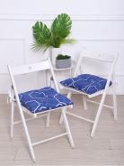 Подушка на стул - Геометрия свечения - фото