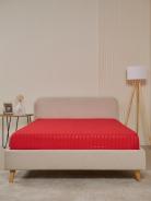 Простыня Микрофибра Страйп - Красный - фото 3