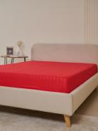 Простыня Микрофибра Страйп - Красный - фото 5
