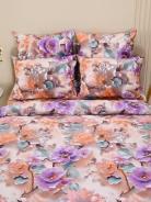 Пододеяльник бязь люкс на молнии - Фиалки - фото 3