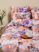 Пододеяльник бязь люкс на молнии - Фиалки - фото 4