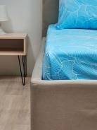 Простыня поплин - Вернисаж, цвет голубой - фото 5