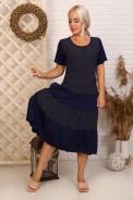 Платье 31525 синий Платье 31525 синий - фото