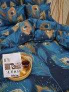 Пододеяльник бязь люкс на молнии - Перо павлина - фото 3