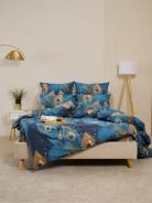 Пододеяльник бязь люкс на молнии - Перо павлина - фото 4