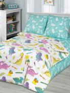 КПБ Бязь "Самойловский текстиль" 1.5 с дет.рисунком - Динопарк - фото