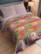 Постельное белье перкаль премиум - Пончики - фото