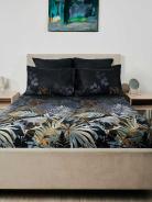 Простыня бязь на резинке - Ночные тропики - фото