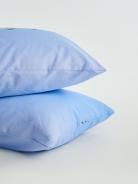 Комплект наволочек бязь - Одуванчики, цвет голубой - фото 2