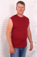 Футболка 5996 бордо - фото