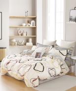 Постельное белье сатин элит на молнии - Графика - фото