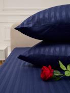 Комплект наволочек Микрофибра Страйп - Синий - фото 2