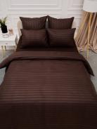 Пододеяльник Микрофибра Страйп - Шоколад - фото 3
