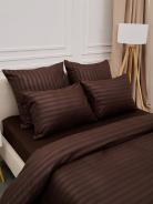 Пододеяльник Микрофибра Страйп - Шоколад - фото 5