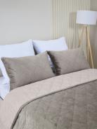 Набор покрывало и чехлы на подушку - Кристалл, цвет какао - фото 3