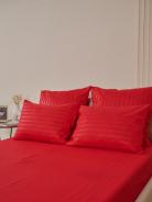 Комплект наволочек Микрофибра Страйп - Красный - фото 3