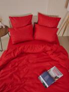 Комплект наволочек Микрофибра Страйп - Красный - фото 4