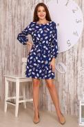 Платье 20623 синий - фото