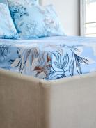 Простыня поплин - Симфония, цвет голубой - фото 3